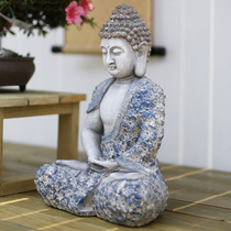 Creative Flower Pot Chinese Style Zen Buddha Buddha Miniatures bonsai Balcony Courtyard Garden arrangement on floor cement pendulum Art Xuanguan
