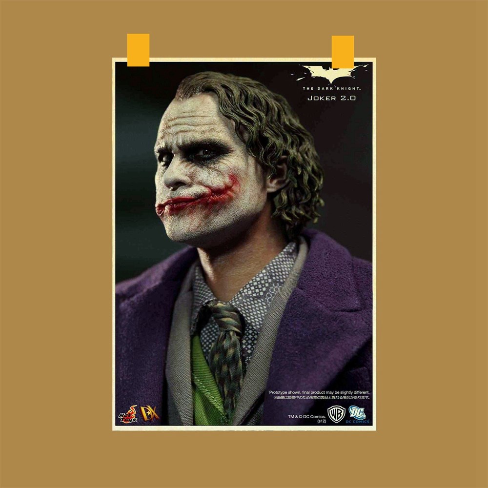 Homemade postcard small card clown Joker Batman Dark Knight Poster Decoration Painting a1a07a97