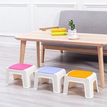 Small stool household dwarf bench thickening plastic childrens small bench bathroom bench anti-slip baby bench tea bench