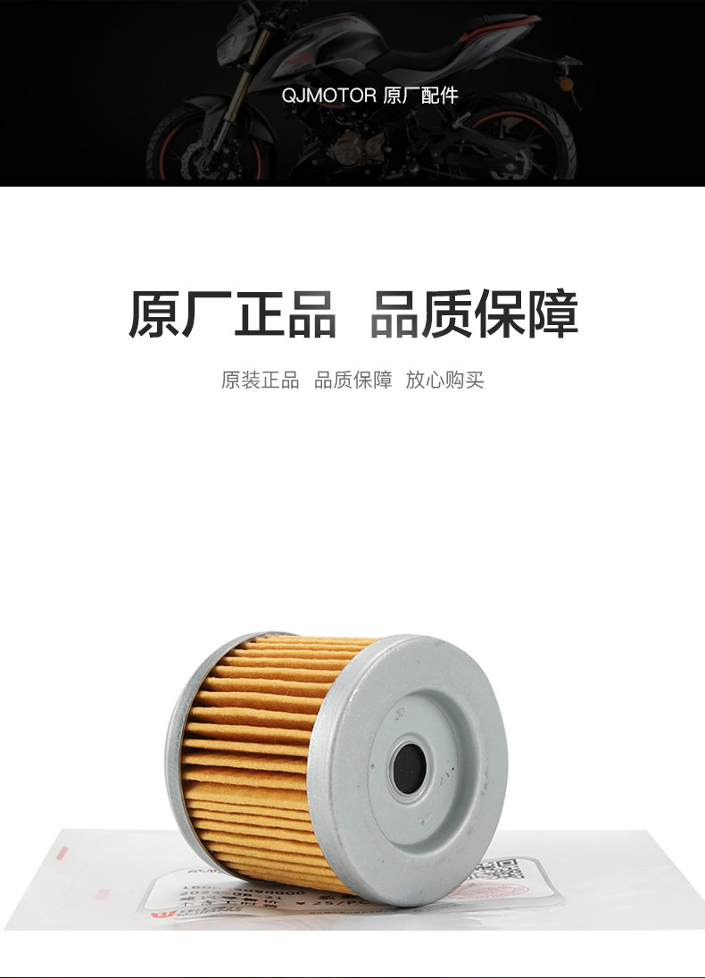 Original Qianjiang Motorcycle Parts Chase 150 QJ150-31B Air Filter Element Oil Filter Machine Air Filter