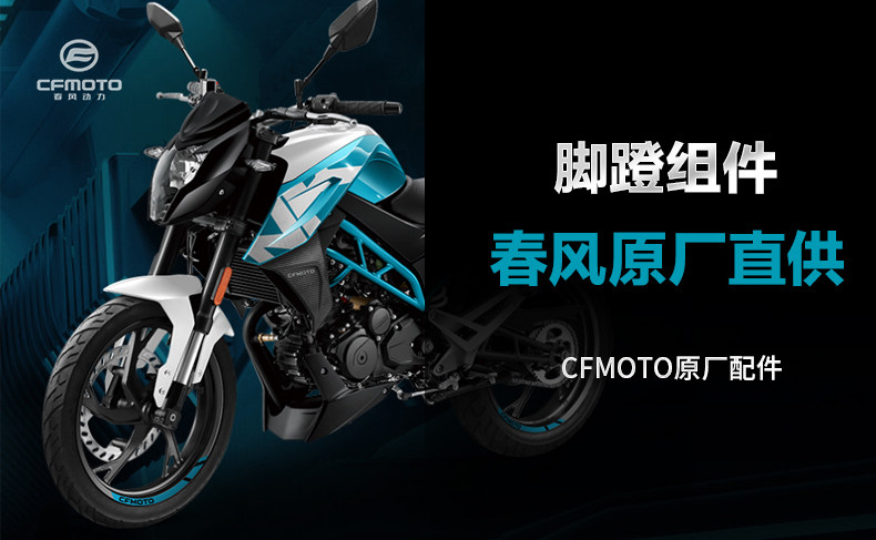 Motorcycle 150Nk Cf150-3-3A-3C Front and Rear Footrest Combination Pedal Footrest Accessories
