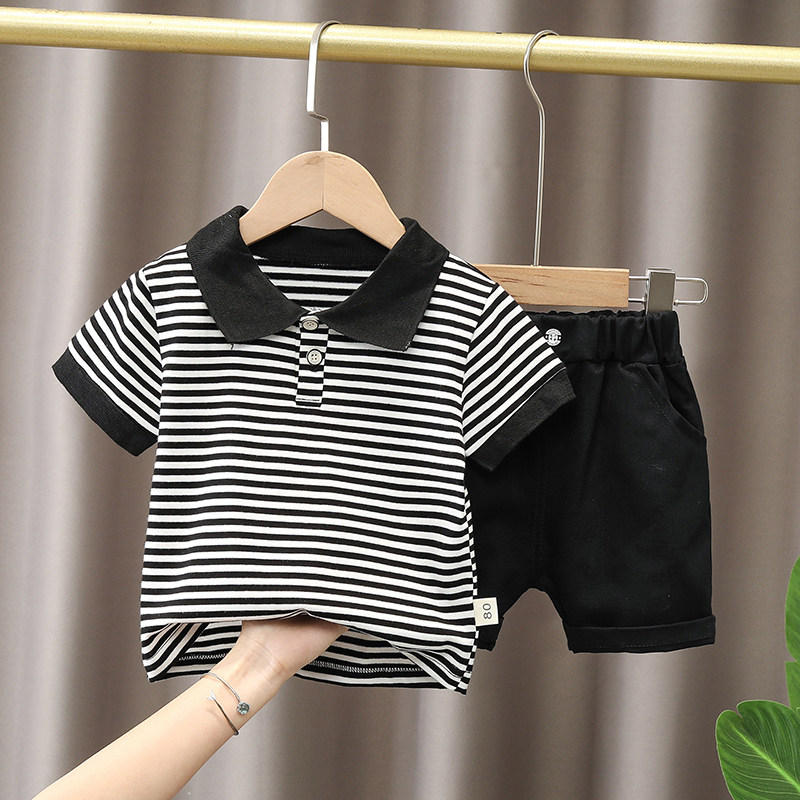 boys summer short sleeve polo outfit set trendy korean style kids clothing boys summer short sleeve polo outfit set trendy korean style kids clothing