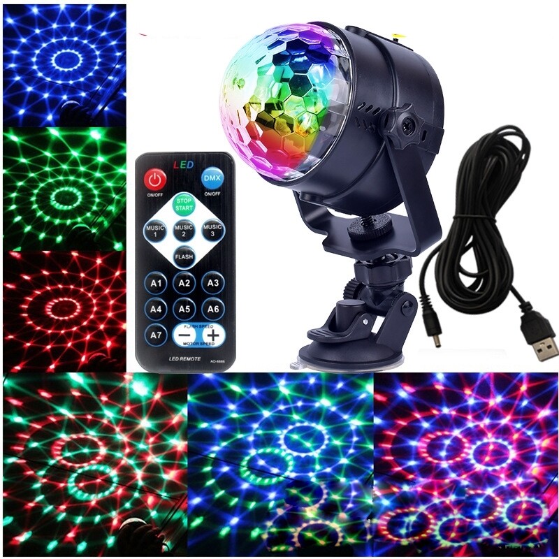 Outdoor Charging Festoons Flashlights Seven Colorful home Birthday Bedroom Ball Light Romantic room Deco Revolving Phantom