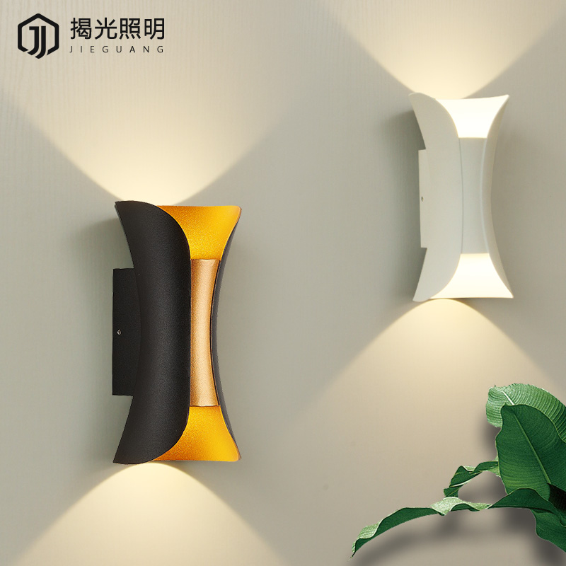 Bedroom Wall Lamp Bedlamp Nordic Light Luxurious Interior Genguan Aisle Outdoor Balcony Living Room TV Background Wall Wall Lamp