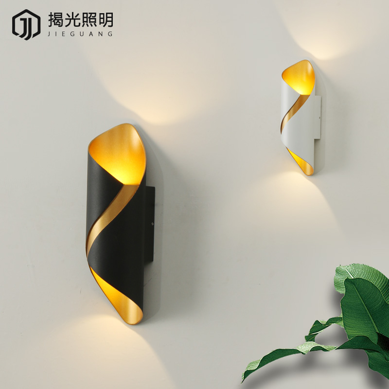 Interior Wall Lamp Modern Minimalist Double Head Staircase Living Room Background Wall Bedroom Headboard Led Lights Aisle Wall Lights-Taobao