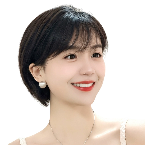 Летний парик, модный японский шлем изготовленный из настоящих волос