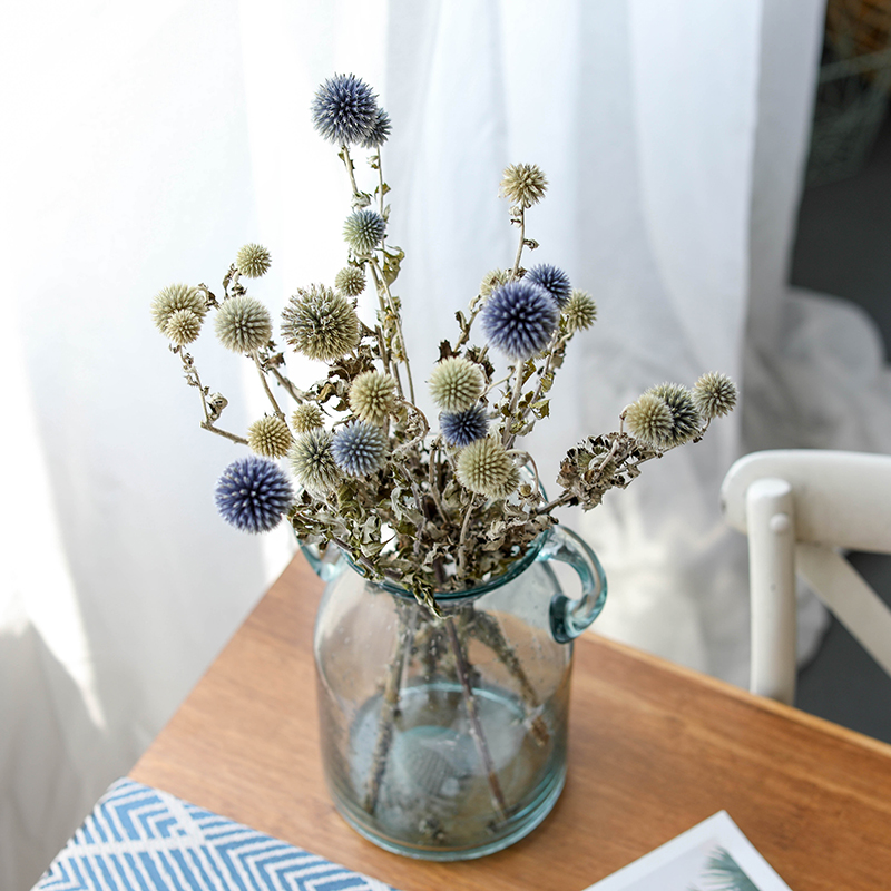 Blue Planet Imported Dry Flower Bouquet Real Flower Bouquet High-end Software Creative Nordic Family Accommodation Japanese Natural Plants