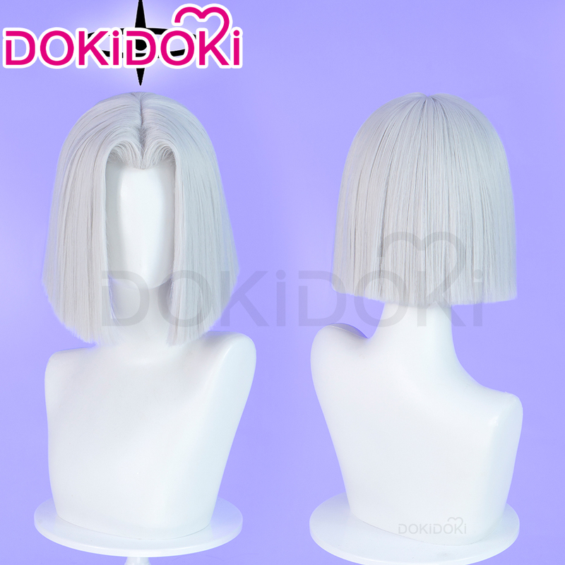 Dokidoki in Stock Hell Inn Lute (Lute) Cosplay Wig with Realistic Scalp and Inverted Bangs