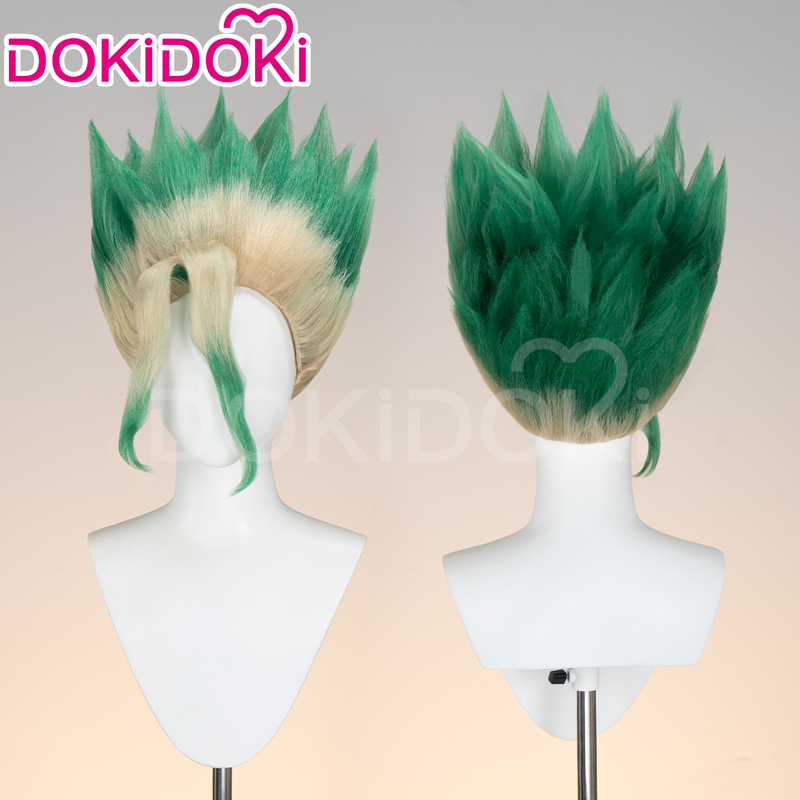 Dokidoki in Stock Stone Age Ishigami Chisato Cosplay Wig with Fluffy Top and Updo Hairstyle, Needs Styling Dokidoki in Stock Stone Age Ishigami Chisato Cosplay Wig with Fluffy Top and Updo Hairstyle, Needs Styling