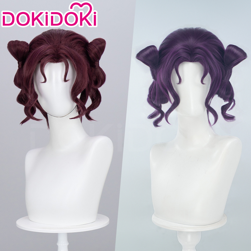 Dokidoki in Stock Medicine Shop Girl's Whisper Zicui Cosplay Wig with Hairpiece and Detachable Bow