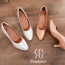 DRH-205 Modern Dance Shoes for Women Ballroom Dance Soft Sole Practice Shoes Social Tango Waltz Dance Shoes Silk