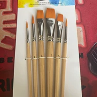 6 бамбуковых полюсных кистей