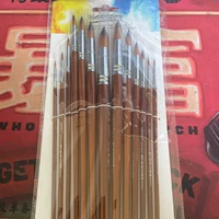 13 коричневая заостренная кисть