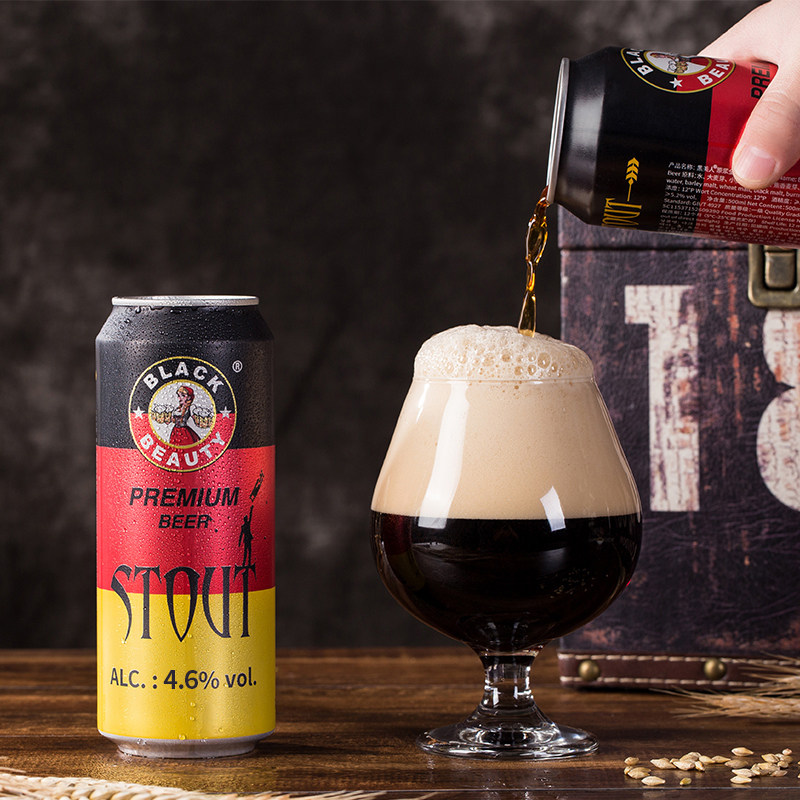 黑美人 德国工艺精酿黑啤酒 500ml*9罐 天猫优惠券折后¥25.8包邮(¥43.9-18)