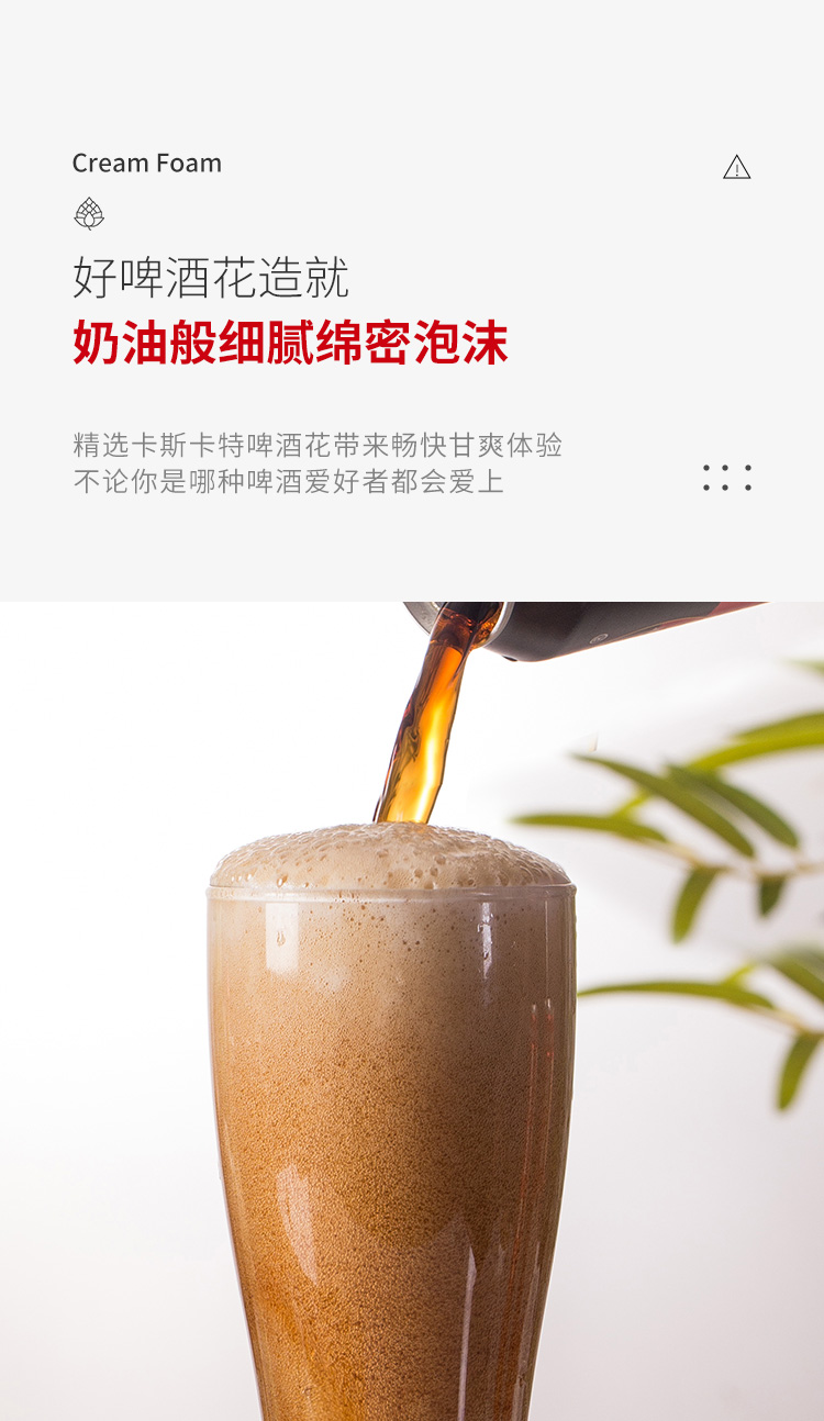 全麦酿造无大米 沃尼伯格 精酿黑啤/白啤 500mlx6罐 券后19.9元包邮 买手党-买手聚集的地方