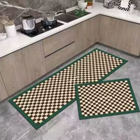 JN-Кухня-Зеленая шахматная доска