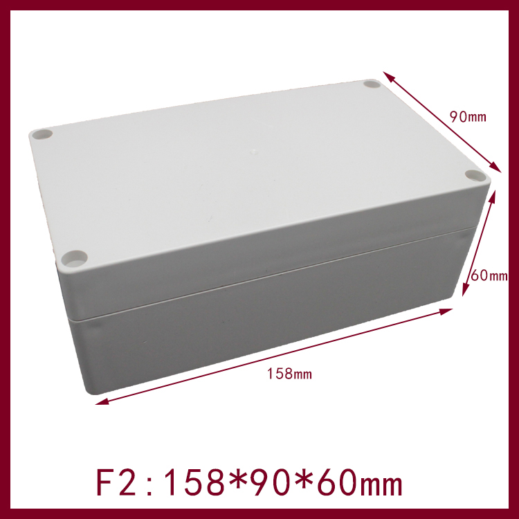 158*90*60mm ABS indoor and outdoor waterproof box F2 plastic shell power switch box electrical shell