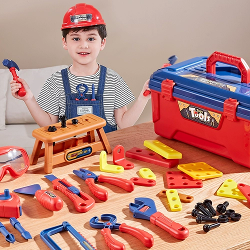 Игрушка, набор инструментов для мальчиков, детский конструктор, электродрель, 3 лет, подарок на день рождения
