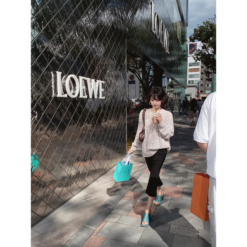 Tong Xiaobai Lyocell Cotton High Elasticity Elastic Waist Solid Color Capri Pants for Women, Autumn Slim Fit Commuter Versatile Pants