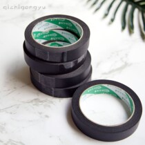 Poster with black frame effect tape black edge decorative masking paper tape paste decorative painting core