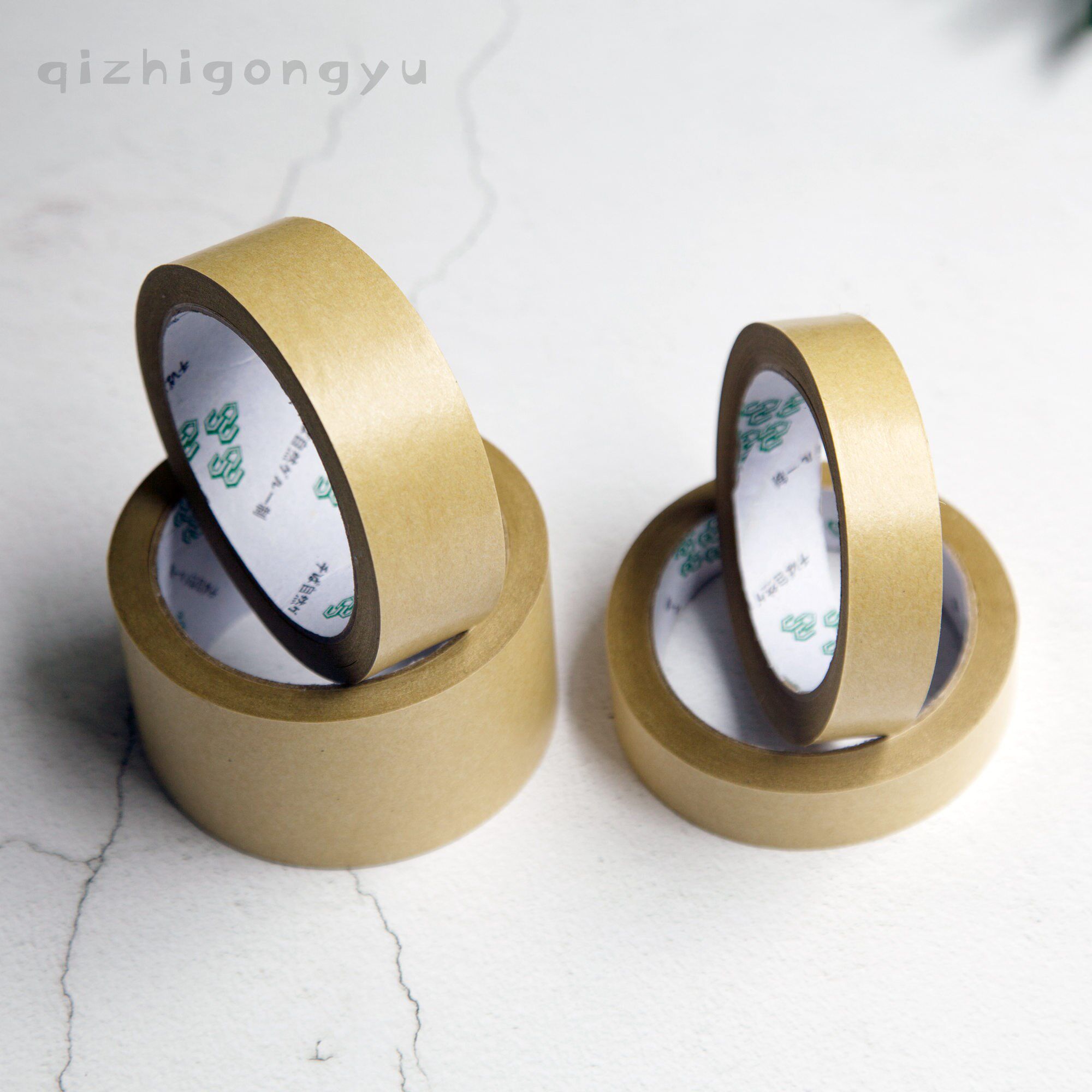 Brown kraft paper tape, high-viscosity paper, can be used as a border painting effect for pasting and mounting pictures