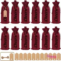 Бордовые 12 сумок (с биркой на шнурке)