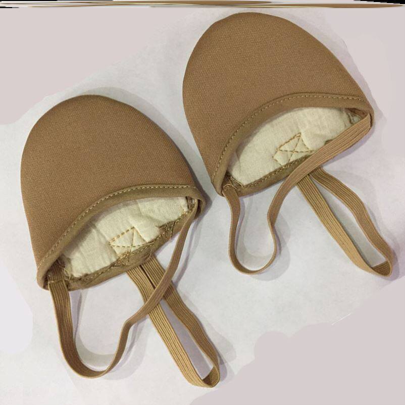 Artistic Gymnastics semi-footed shoes Semi-cut children Girls anti-slip Soft bottom Skilled Cloth Half Palm Student Foot Tip Professional