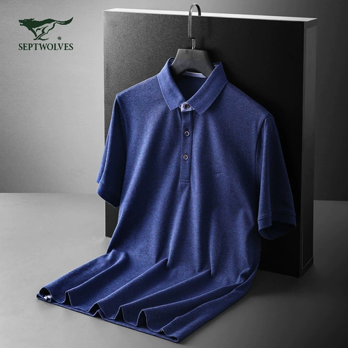 Septwolves, летняя футболка с коротким рукавом, хлопковая футболка polo, 2020