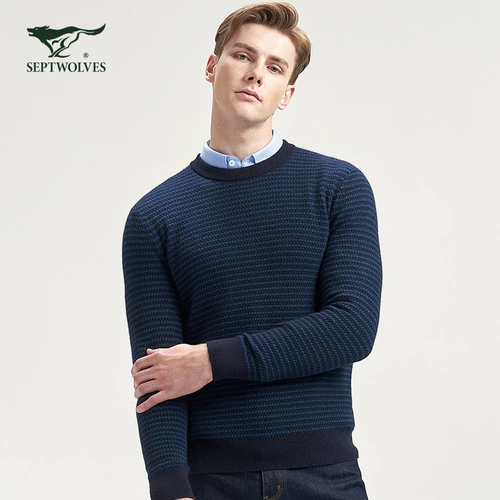 Septwolves, демисезонный удерживающий тепло свитер, 2020, в корейском стиле, круглый воротник