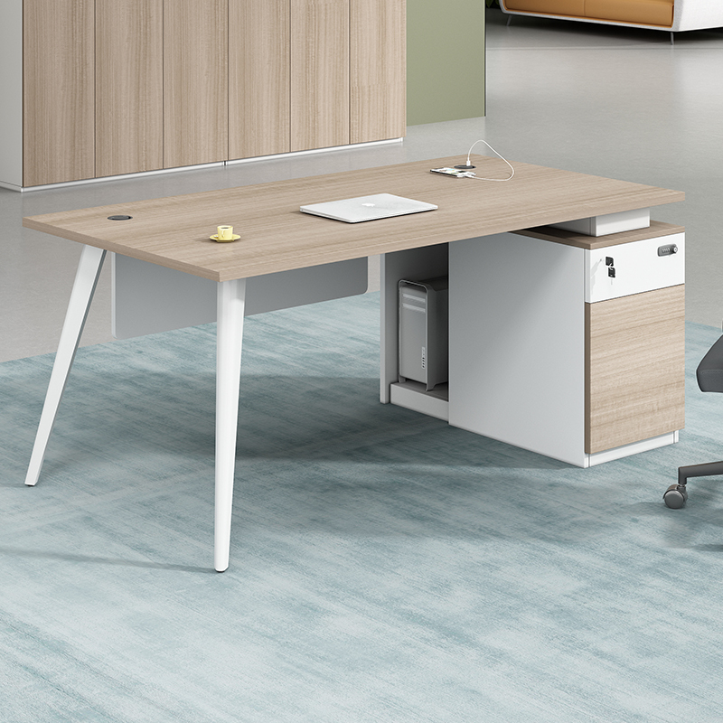 Minrui Office Desk and Chair Set, Single, Simple, Economical Office Computer Desk, Staff Small Size Minrui Office Desk and Chair Set, Single, Simple, Economical Office Computer Desk, Staff Small Size