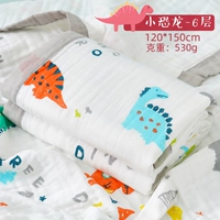 Динозавр, хлопковый шарф, 120×150см, 1 шт