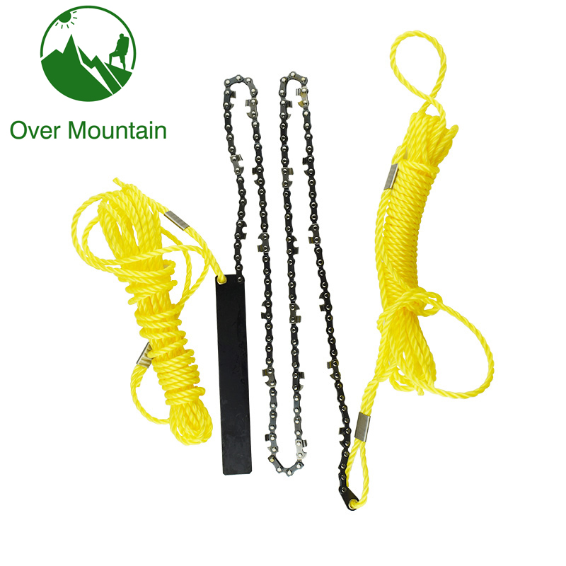 Outdoor survival Alpine throwing saw chain saw Hand pull mini saw Garden saw Camping universal saw Rope saw wire saw