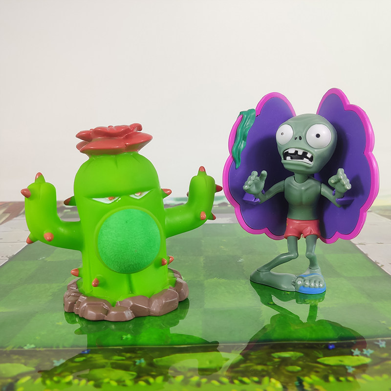 Игрушки-животные 植物大战僵尸玩具大号软胶仙人掌射手可发射炮弹对战手办男孩单个 Rong Dafeng