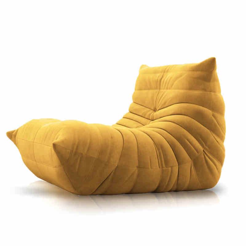 Sloth sofa Togo Write a space fur caterpillar frosted leather tatami Nordic minimalist online red casual single chair