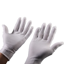 Net 100 Thai cotton cloth Lauprotect gloves abrasion resistant worker pure cotton thickened white labour labour men and women workmens work gloves