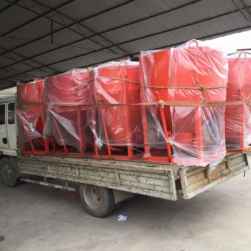 Customized building tower fuel bucket multi-functional roller tower bucket under concrete gray bucket