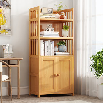 Nanzhu bookshelf floor-standing shelf children's painting book reading office simple multi-level folder storage bookcase