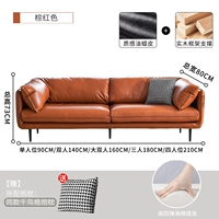 [Губчатая модель] Коричнево-красное масляное восковое масла-кожа-41-черные ноги