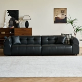 Черный ретро хлопковый диван, хлеб, новая коллекция