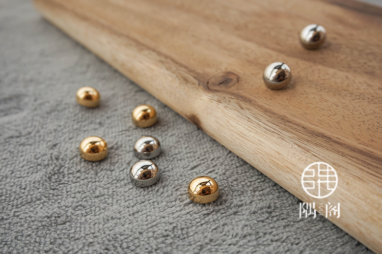 Hot stock is not much stainless steel plating round sole nails handmade leather bag fine hardware accessories