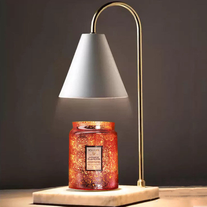 Fragrant Lavender Candle Lamp Voluspa Desktop Marble Diptyque Electronic Dimming Candle Holder Pendulum bed head lamp