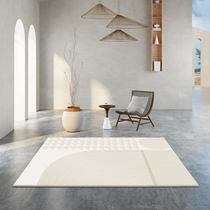 A blanket A painting Wabi-sabi wind Minimalist Beige Living room carpet Coffee table blanket Bedroom room bedside blanket Japanese summer