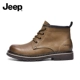 Giày nam JEEP / Jeep 2020 mùa thu phong cách Anh Martin boots nam cổ điển giày brogue giày cao cổ nam - Giay cao