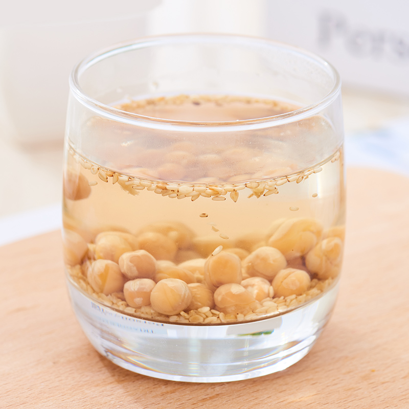 Sesame Beans Tea Ginger Salt Tea Ring Tea Salty Winter Flush drinks Pine Hunan Yiyang Special Property