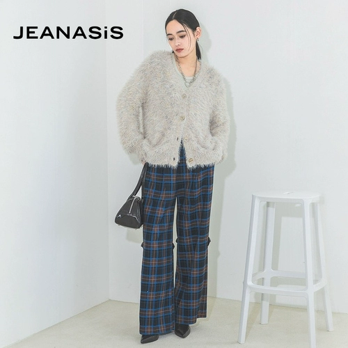 Трикотажный зимний свитер, модный бархатный японский кардиган, свободный крой