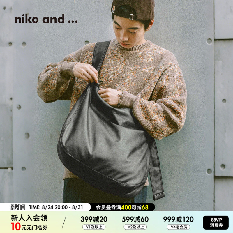 Niko and ... Men's Bag 2025 New Style Casual Work Clothing Large Capacity Sports Fitness Tote Bag 572965 Niko and ... Men's Bag 2025 New Style Casual Work Clothing Large Capacity Sports Fitness Tote Bag 572965