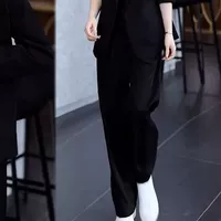 Черные [одиночные брюки]