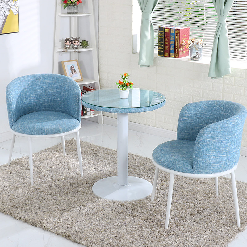 Balcony leisure chair modern minimalist Nordic balcony small table and chair net red light luxury one table and two chairs combination three-piece set