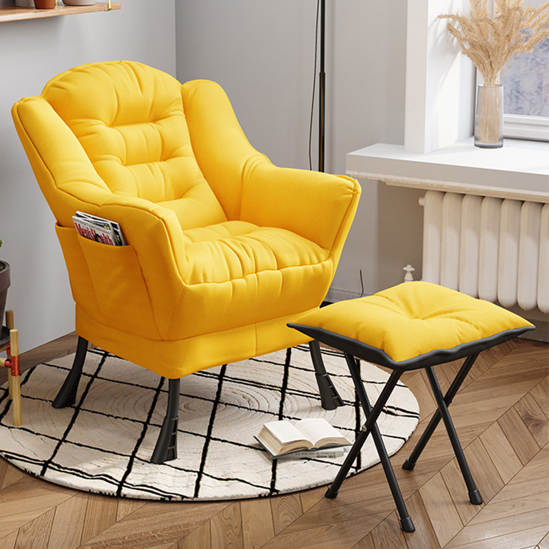 Sloth sofa Single sofa Sofa Chair Dormitory Bedroom Balcony Female Sloth Chair Mesh Red Small Dormitory Casual Chair