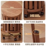 Складной стульчик для кормления для домашнего использования из натурального дерева, дженга